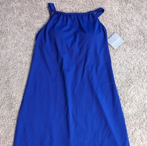 Athleta Kokomo Swim Dress Vibrant Blue NWT XL